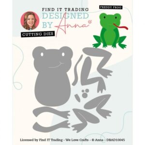 Designed by Anna - Mix and Match Cutting Dies - Freddy Frog DBAD10045