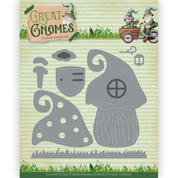 Dies - Yvonne Creations - Great Gnomes - Great Gnome Home YCD10350
