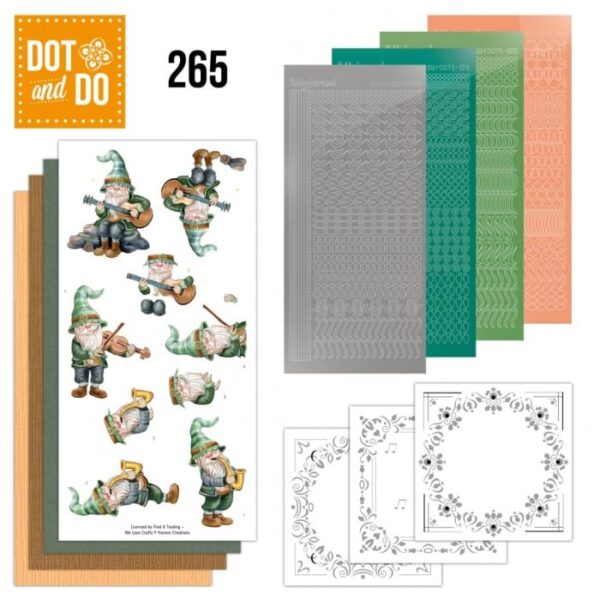 Dot and Do 265 - Yvonne Creations - Music Gnomes DODO265