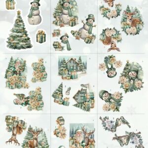 Cutting Sheets - Amy Design - Enchanting Christmas - Mini CD12201