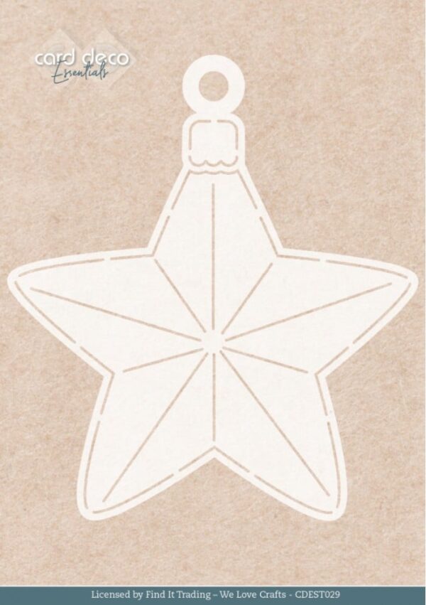 Stencil - Card Deco Essentials - Enchanting Star - A5 CDEST029