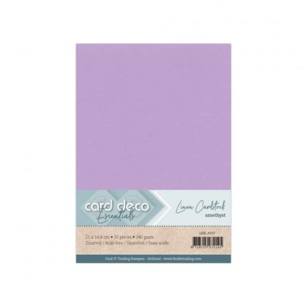 Linen Cardstock - A5 - Amethyst LKK-A557 per vel