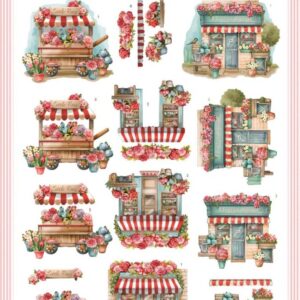 3D Push Out - Yvonne Creations - Rose Decorations - Rose Shopping SB10933