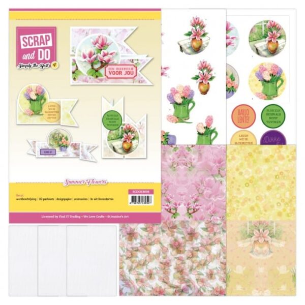 Scrap and Do Simply the Best 4 - Jeanines Art - Summer Flowers SCDOSB004