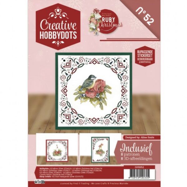 Creative Hobbydots 52 - Precious Marieke - Ruby Christmas CH10052