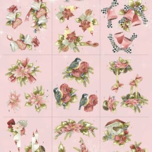 Cutting Sheets - Precious Marieke - Ruby Christmas - Mini CD12189