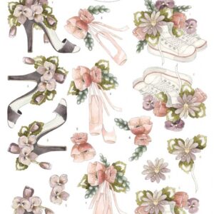 3D Cutting Sheet - Precious Marieke - Ladies Shoe - HJ23301