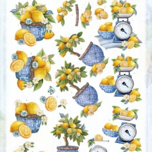 3D Cutting Sheets - Yvonne Creations - Lemon Breeze - Lemon Tree CD12203