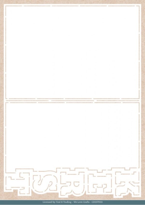 Stencil - Card Deco Essentials - Ruby Christmas Kerst - A4 CDEST033