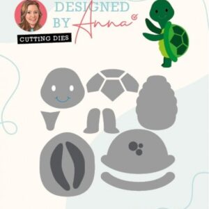 Designed by Anna - Mix and Match Cutting Dies - Theo Turtle DBAD10046