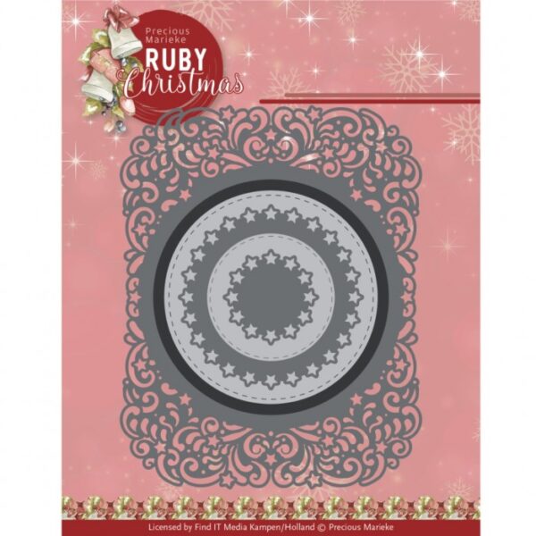 Dies - Precious Marieke - Ruby Christmas - Ruby Circle Frame PM10268
