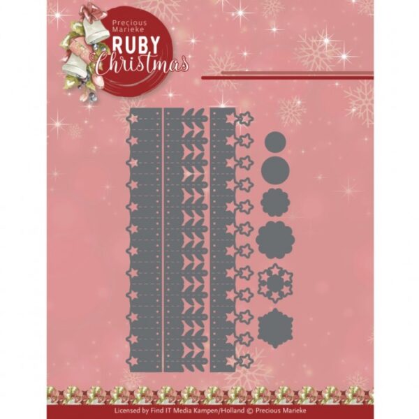 Dies - Precious Marieke - Ruby Christmas - Ruby Rosttes PM10269