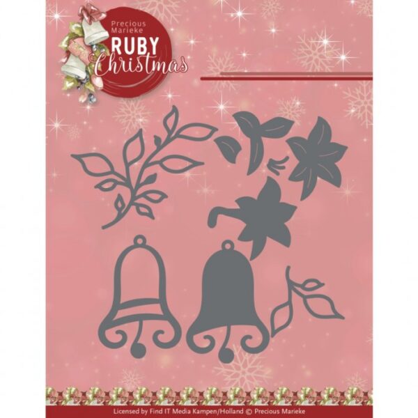 Dies - Precious Marieke - Ruby Christmas - Ruby Bells PM10271