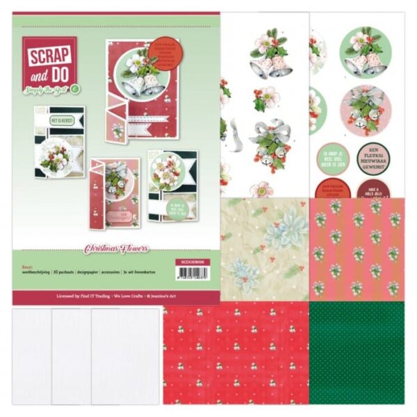 Scrap and Do Simply the Best 6 - Jeanines Art - Christmas Flowers SCDOSB006