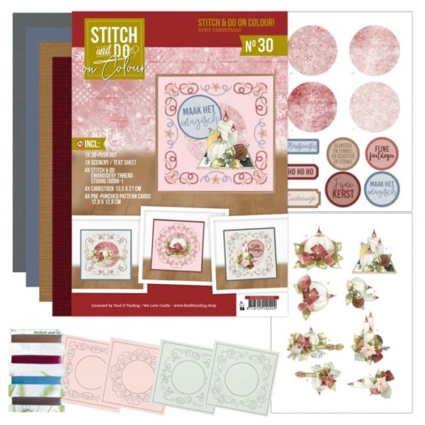 Stitch and do on Colour 30 - Ruby Christmas STDOOC10030