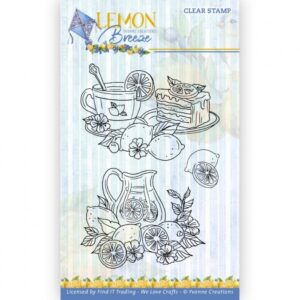 Clear Stamps - Yvonne Creations - Lemon Breeze - Lemon Drinks YCCS10086