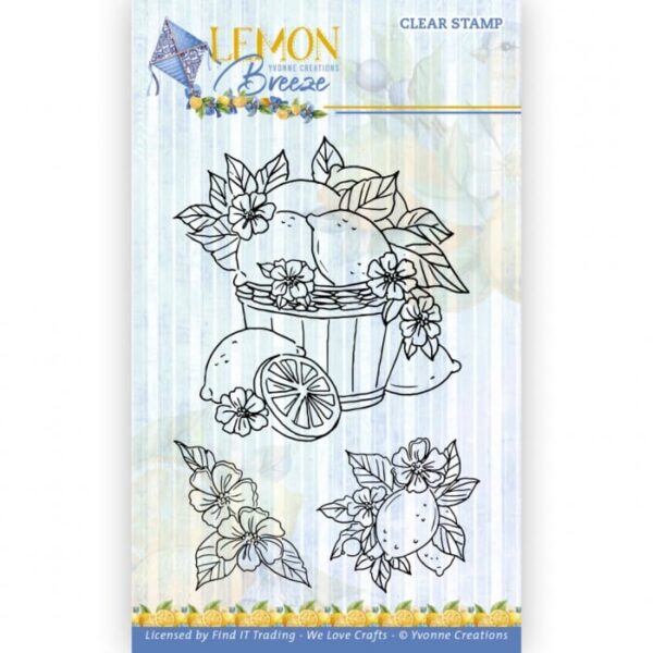 Clear Stamps - Yvonne Creations - Lemon Breeze - Lemons YCCS10087