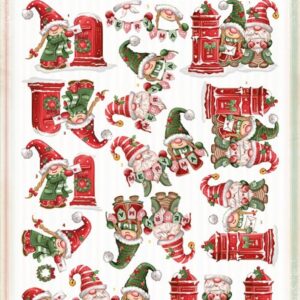 3D Cutting Sheets - Yvonne Creations - Gnome for Christmas - Gnome Letter CD12212