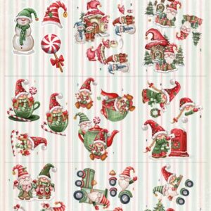Cutting Sheets - Yvonne Creations - Gnome for Christmas - Mini CD12215