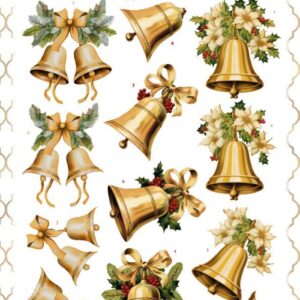 3D Push Out - Berries Beauties - Glowing Christmas - Christmas Bell SB10956