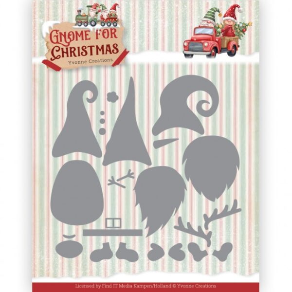 Dies - Yvonne Creations - Gnome for Christmas - Christmas Gnome YCD10359