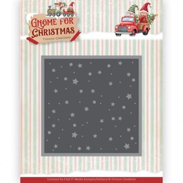 Dies - Yvonne Creations - Gnome for Christmas - Christmas Gnome Stars YCD10361
