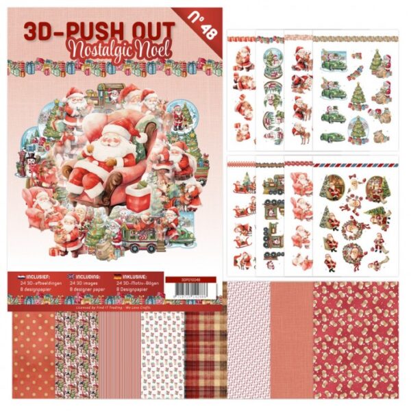 3D Push-Out Book 48 - Nostalgic Noel 3DPO10048