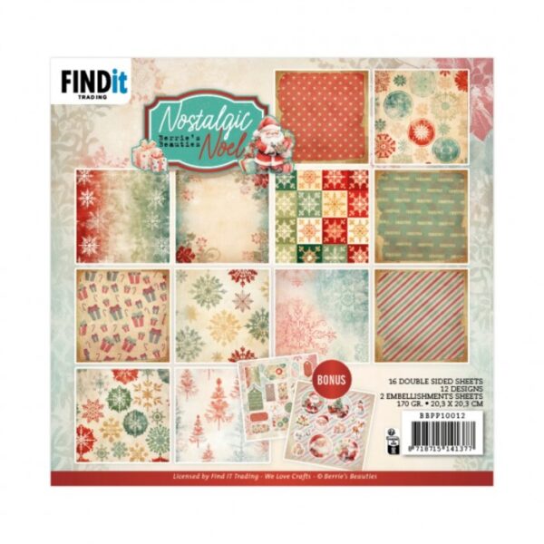 Paperpack - Berries Beauties -Nostalgic Noel  BBPP10012
