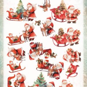 3D Cutting Sheets - Berries Beauties -Nostalgic Noel - Nostalgic Sleigh CD12224