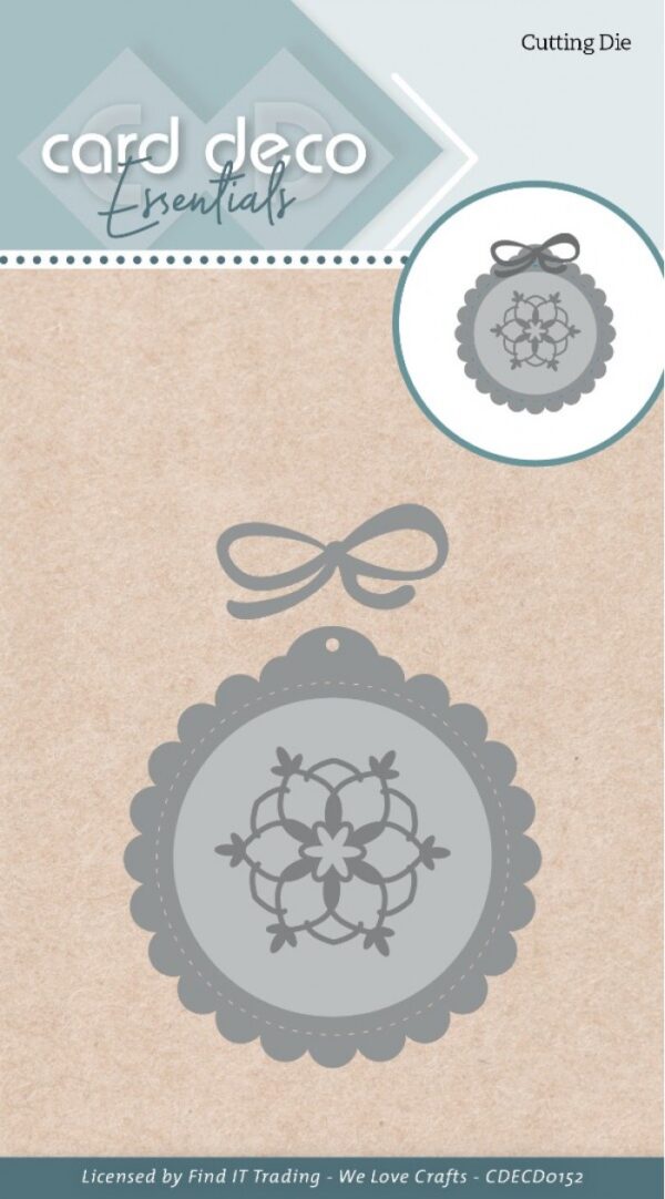 Card Deco Essentials - Cutting Dies - Christmas Ornament CDECD0152