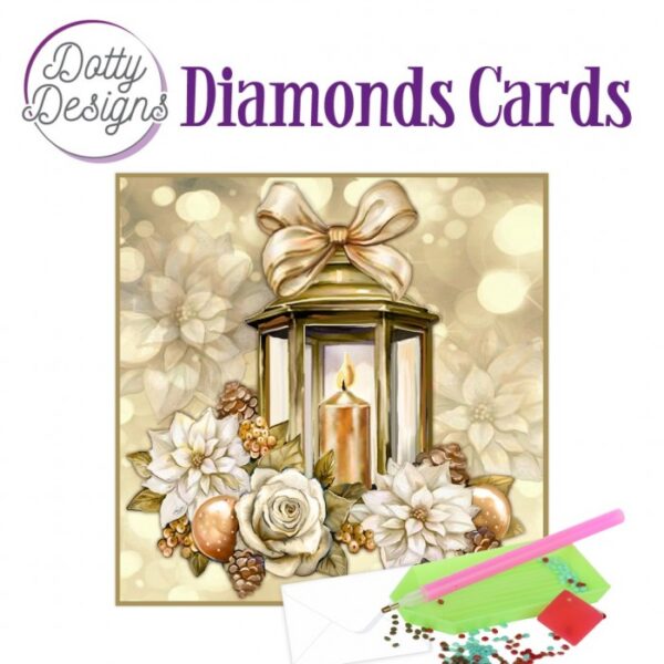 Doty Designs Diamond Cards - Christmas Lantern DDDC1181