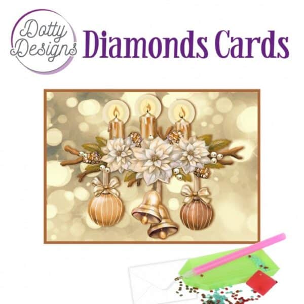 Doty Designs Diamond Cards - Christmas Candles DDDC1182