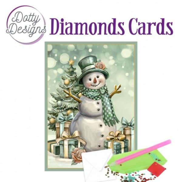 Doty Designs Diamond Cards - Snowman DDDC1183