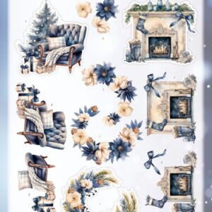 3D Cutting Sheets - Berries Beauties - Falling for Christmas - Christmas Baubles CD12248