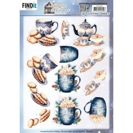 3D Cutting Sheets - Berries Beauties - Falling for Christmas - Presents CD12249