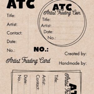 Card Deco Essentials - Clear Stamps - ATC CDECS156