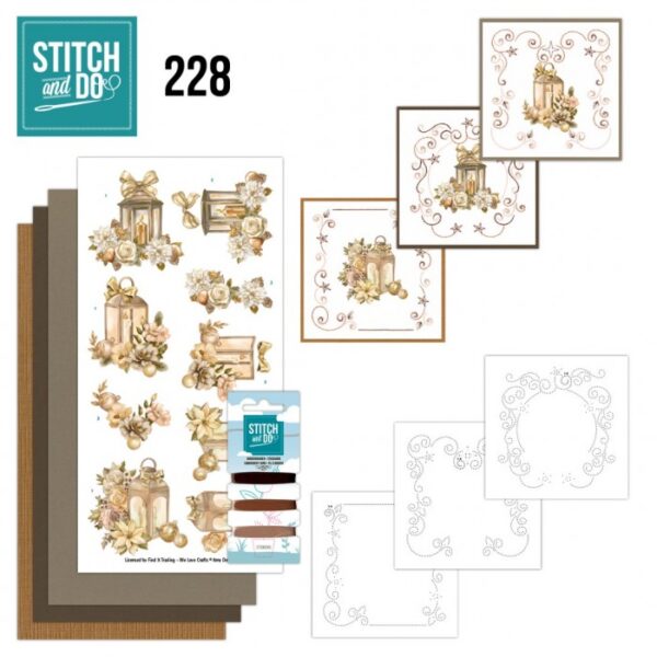 Stitch and Do 228 - Frosted Gold Christmas STDO228
