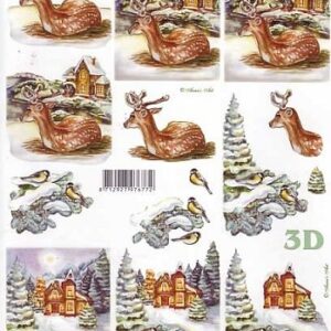 Le Suh - 3D-knipvel A4 - Winter - 8215264