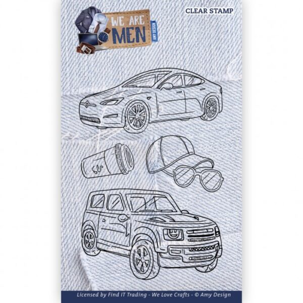 Clear Stamps - Amy Design - We Are Men - Cars ADCS10087
