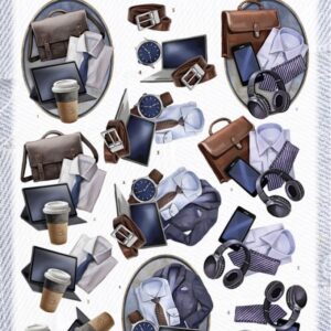 3D Cutting Sheets - Amy Design - We Are Men - Office CD12254