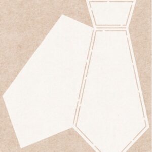 Stencil - Card Deco Essentials - We Are Men - Tie - A5 CDEST046