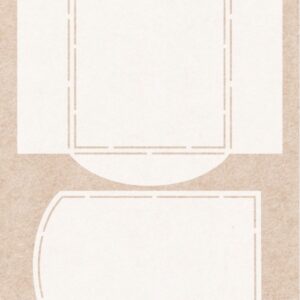 Stencil - Card Deco Essentials - Mystic Winter Pocket - A5 : CDEST048