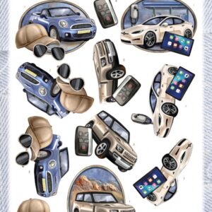 3D Push Out - Amy Design - We Are Men - Cars SB10976