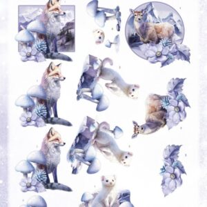 3D Push Out - Berries Beauties - Mystic Winter - Mystic Hunters SB10977