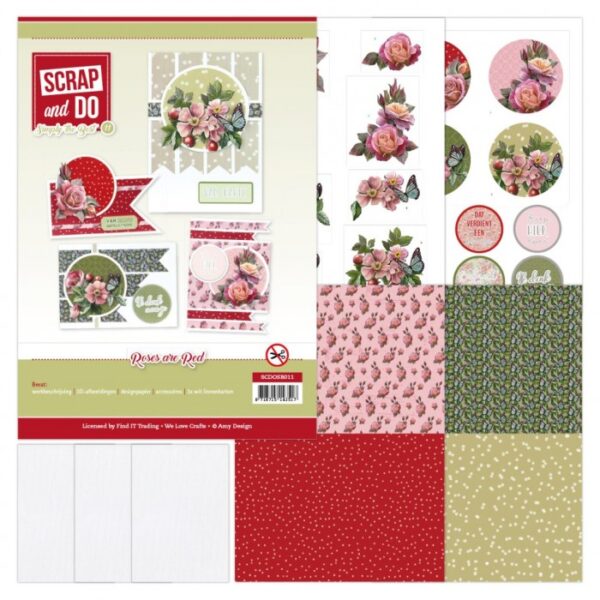 Scrap and Do Simply the Best - Amy Design - Roses are Red SCDOSB011