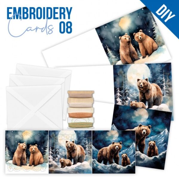 Stitch and Do Cards 8 - Berries Beauties - Grizzly STDOPP008