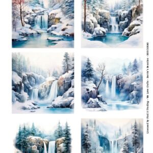 Scenery Push out - Berries Beauties - Waterfall - Square BBSC10080