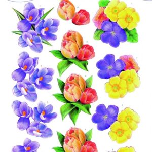 3D Cutting Sheet - Jeanines Art - Spring Flowers CD11796