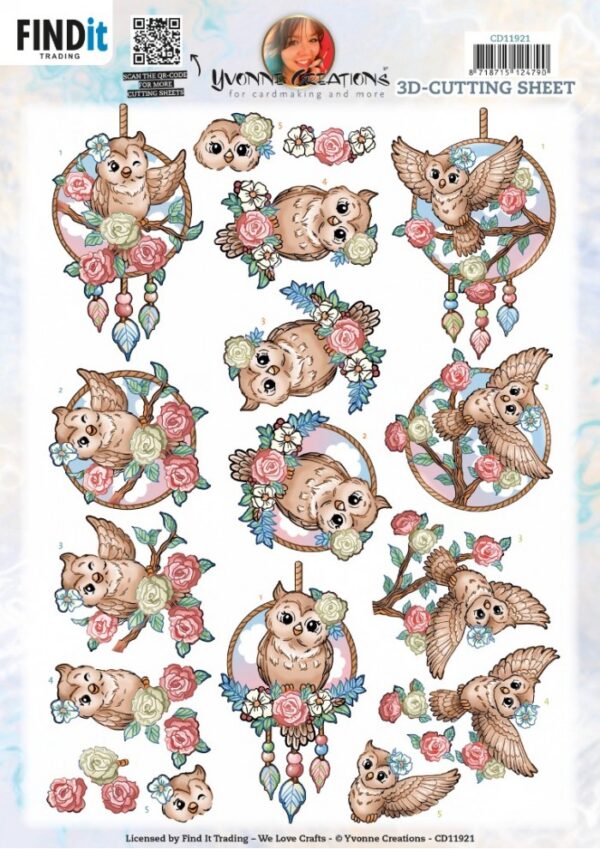 3D Cutting Sheet - Yvonne Creations - Dreamcatcher CD11921