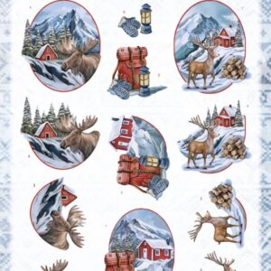 3D Cutting Sheets - Amy Design - Hygge Harmony - Moose CD12267